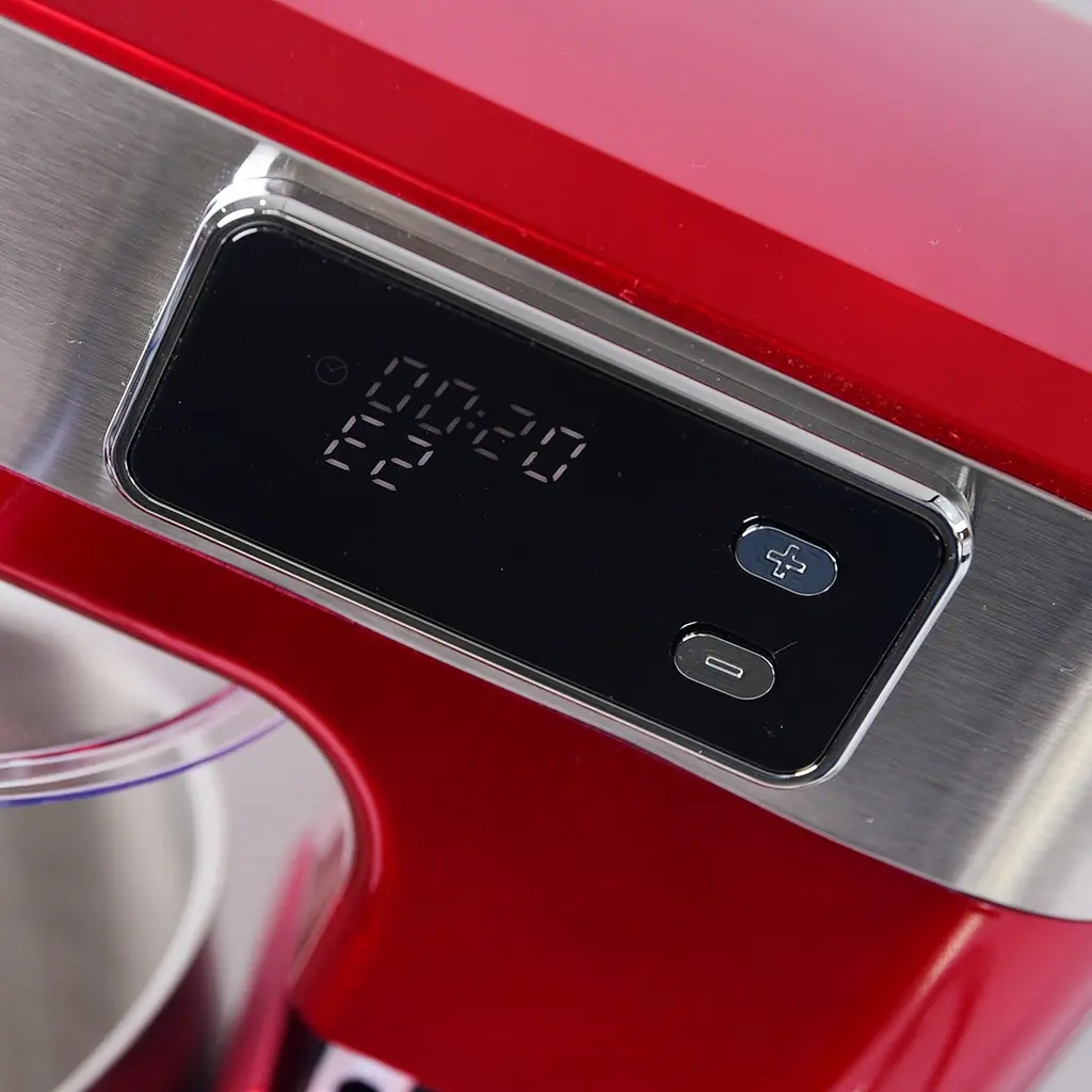 Robot Pétrin Florence Avec Afficheur 5L 1300W Rouge (1).webp