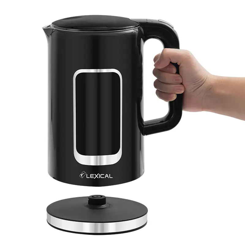 Bouilloire Electrique Lexical Avec Afficheur Température 2200W Noir 1,7L.webp