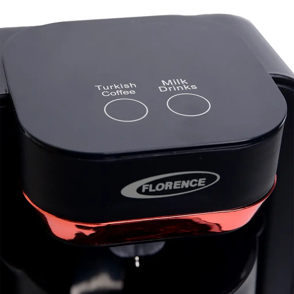 Machine À Café Turc 2en1 Électrique Florence 500W Noir.webp