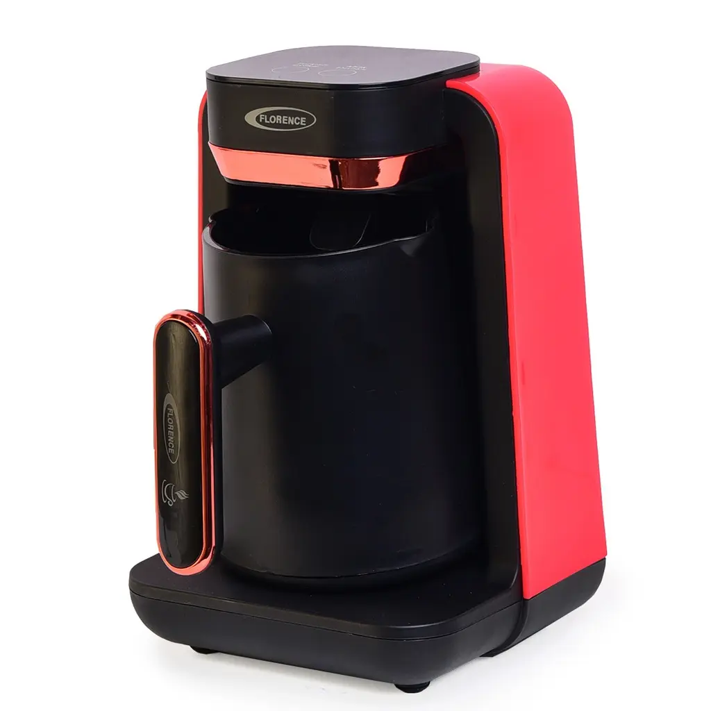 Machine À Café Turc 2en1 Électrique Florence 500W Rouge.webp