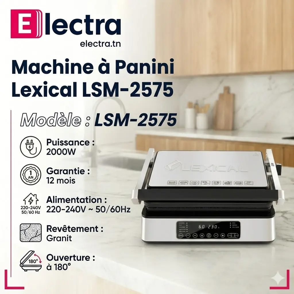 Machine à Panini Lexical LSM-2575- 2000W-electra1.webp
