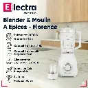 Blender & Moulin A Epices -Florence 1,5L - 1000W- Blanc-electra (2).webp