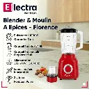 Blender Avec Moulin A Epices 1,5L -Florence - 1000W- Rouge4.webp
