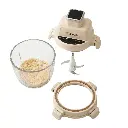Hachoir Multifonction Lexical- 600W 3L - Beige.webp