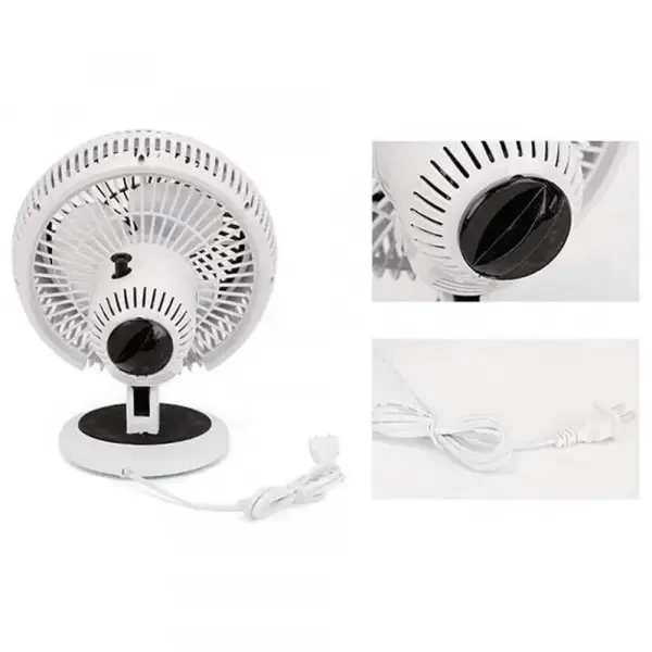 Ventilateur de Table SL-206A 25W BlancVV.webp