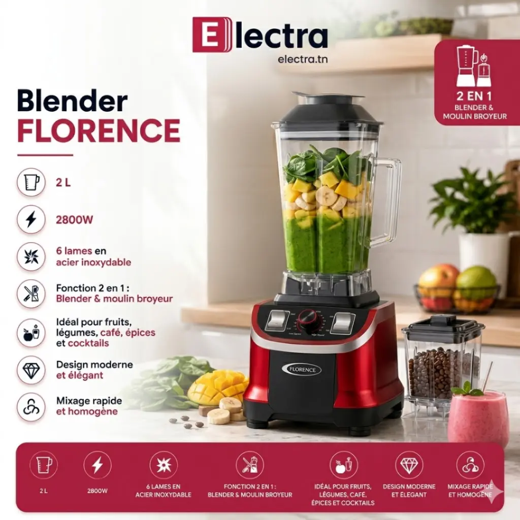 Blender Florence 2L 2800W- Rouge (5).webp