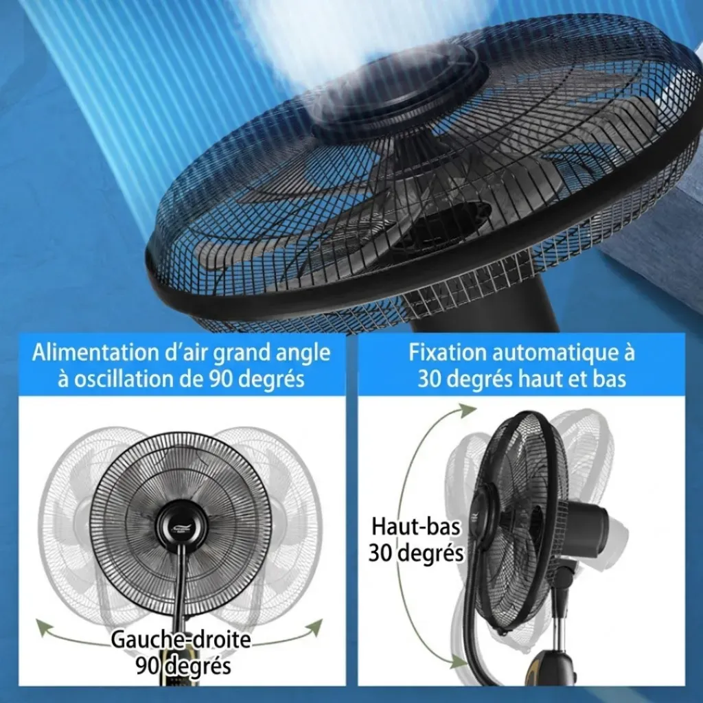 Ventilateur Brumisateur Avec Télécommande ORCA - 45W (4).webp