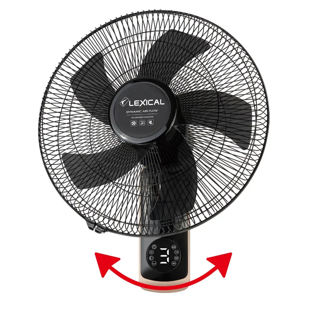 Packs de 2 Ventilateurs Muraux 18 Lexical 75W Rose Gold Avec Telecommande (4).webp