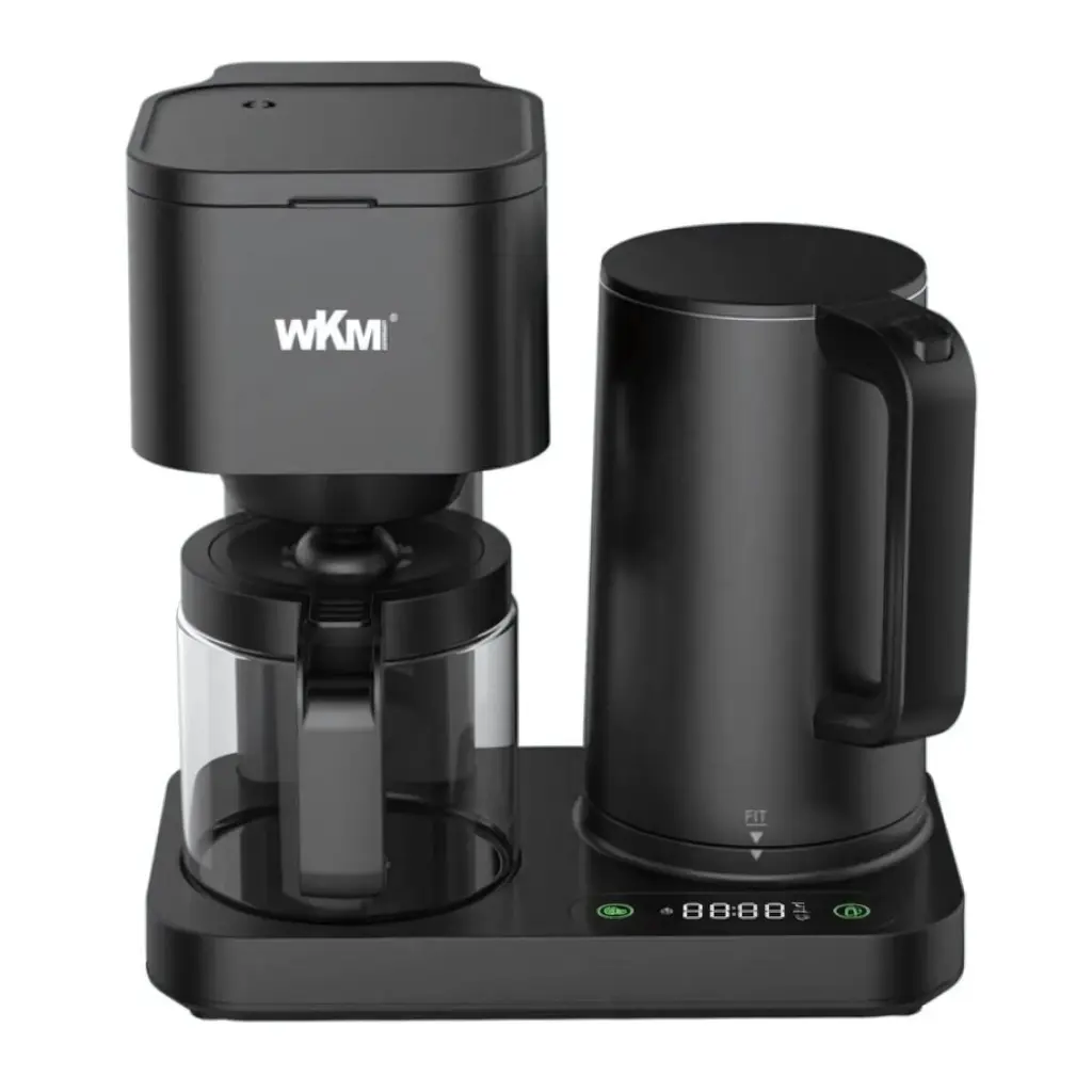 [KWK-1600] Machine à Café et Bouilloire WKM 2en1  1600W Noir