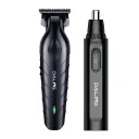 Tondeuse Cheveux et à Poils de Nez Daling Rechargable Professionnel 5W Noir