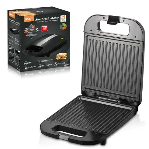[R2207] Appareil De Cuisson Panini RAF 1400W