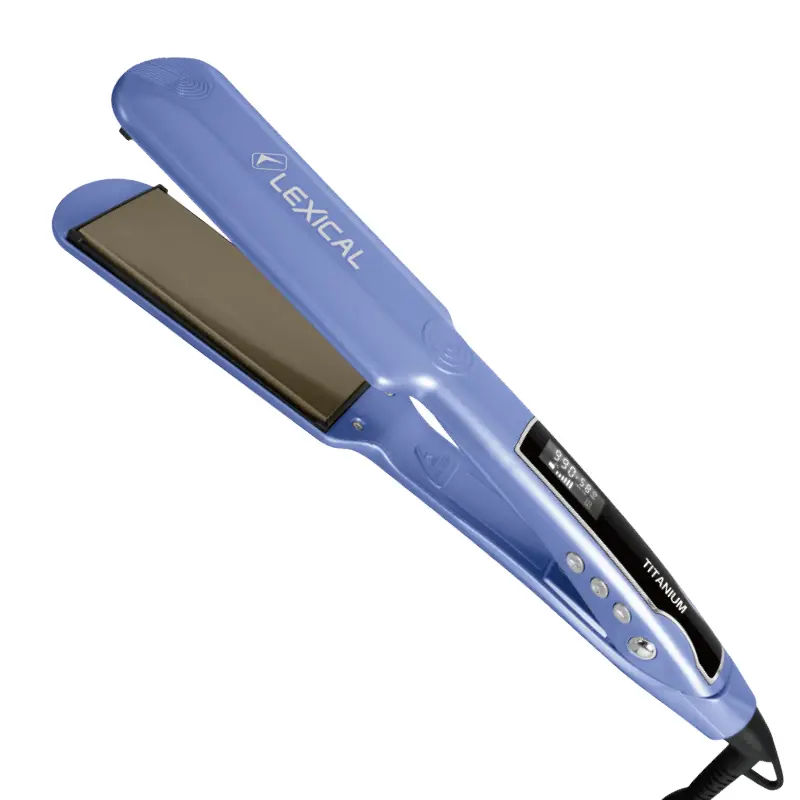 Plaque Cheveux avec Sérum Gratuit Lexical 65W Bleu