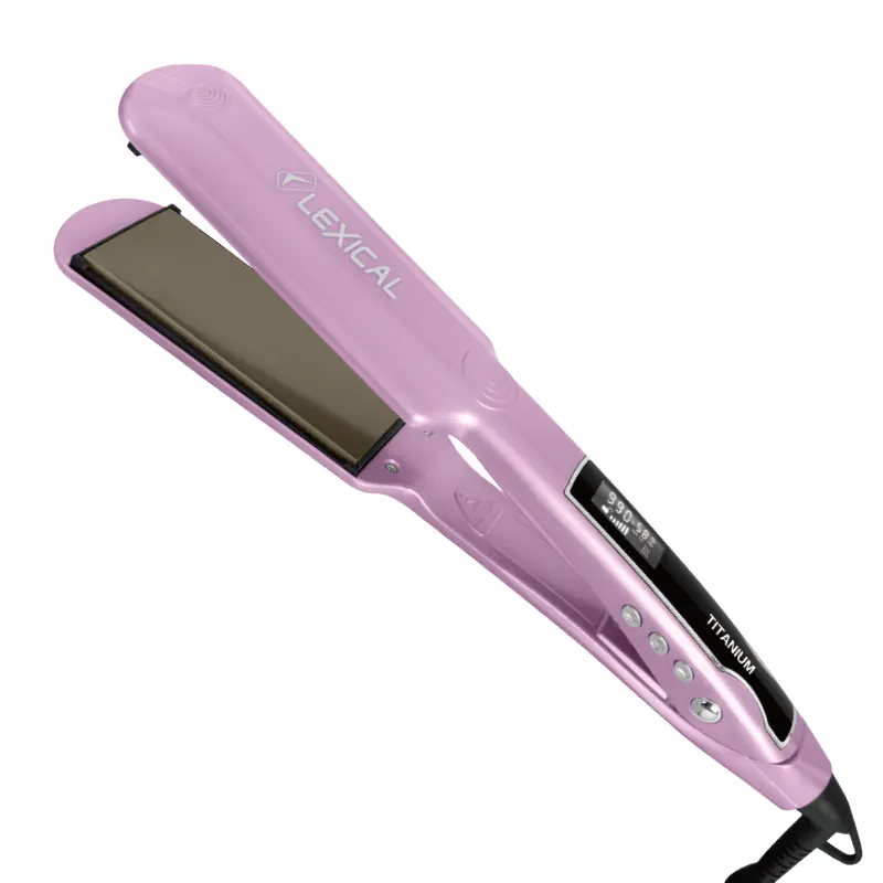 [LHS-5381R] Plaque Cheveux avec Sérum Gratuit Lexical 65W Rose