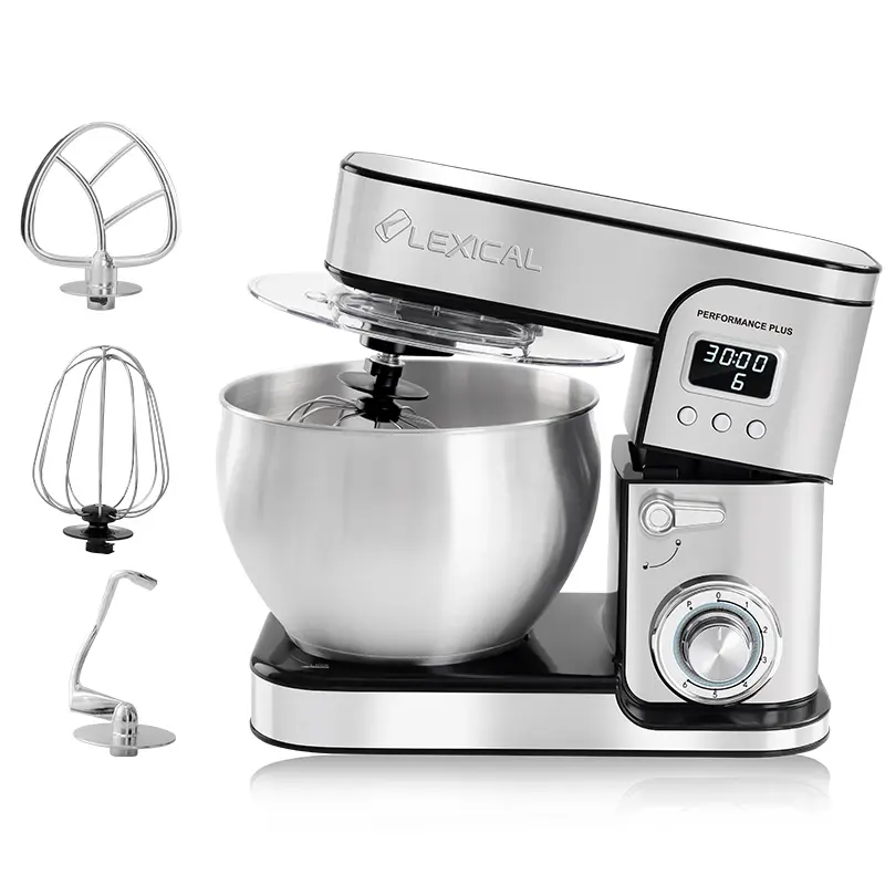 [LMB-1837] Robot Pétrin Lexical Avec afficheur 7L 1300W Argent