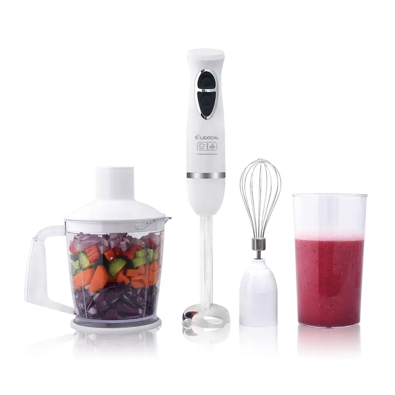 Mixeur Plongeant 4en1 Lexical 600W Blanc