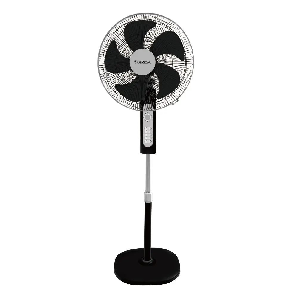 [LS7-7006-2] Ventilateur Lexical sur Pied 80W Noir