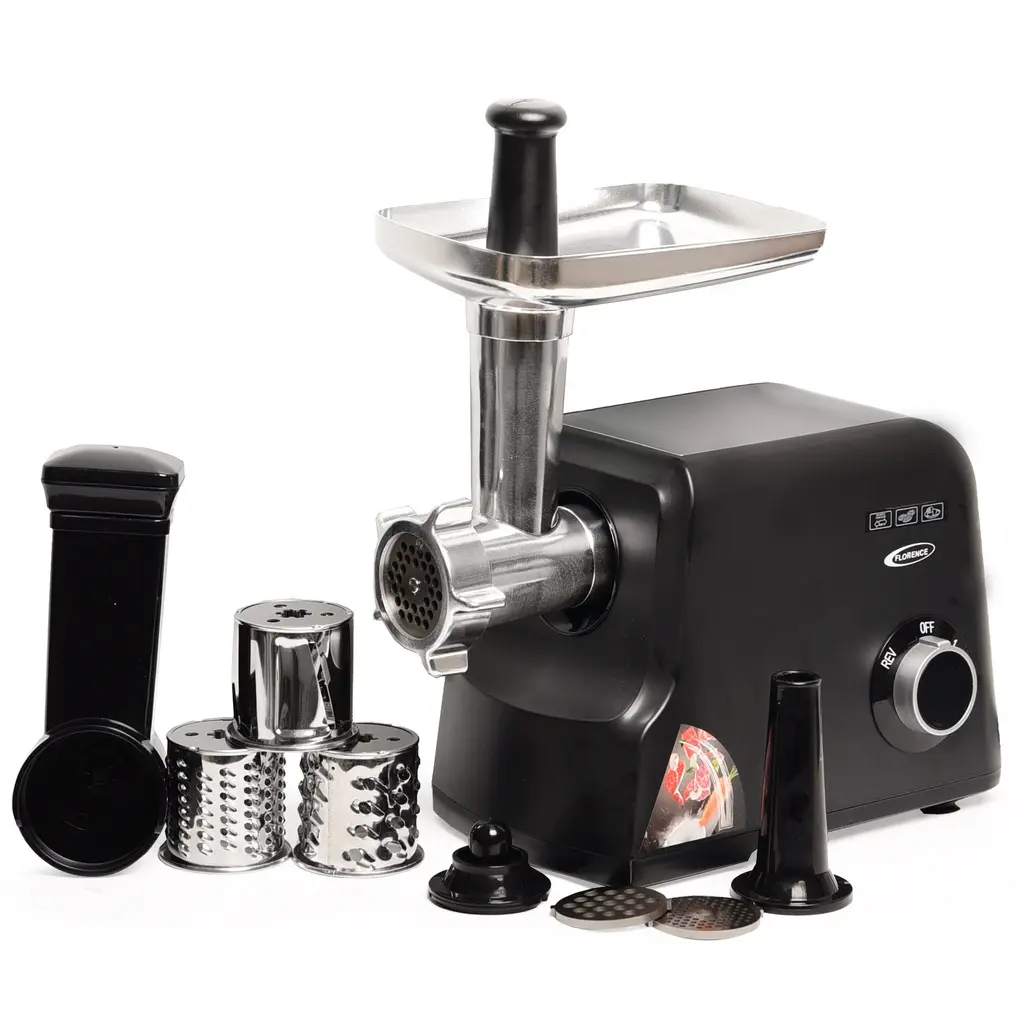 [HK422N] Hachoir À Viande & Râpe Florence – 1000W Noir