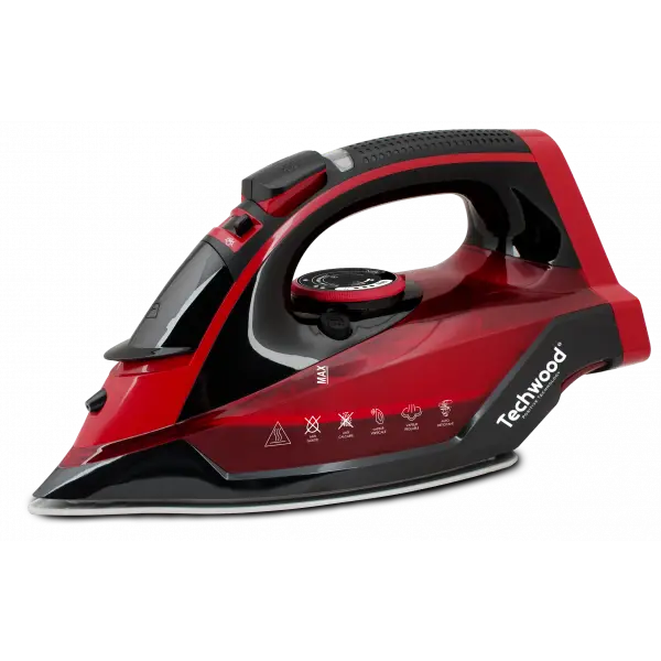Fer à Vapeur Sans Fil Techwood Semelle Céramique, Vapeur Réglable & Auto-Nettoyant – TFS-246