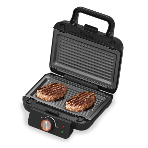 [TWTH60151] Grill Multifonction Techwood 3 en 1, Plaques Interchangeables & Température Réglable – TGC-1366