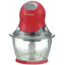 Hâchoir Techwood Grenat Bol Verre 600mL, 2 Vitesses & Lame Inox – THA-085