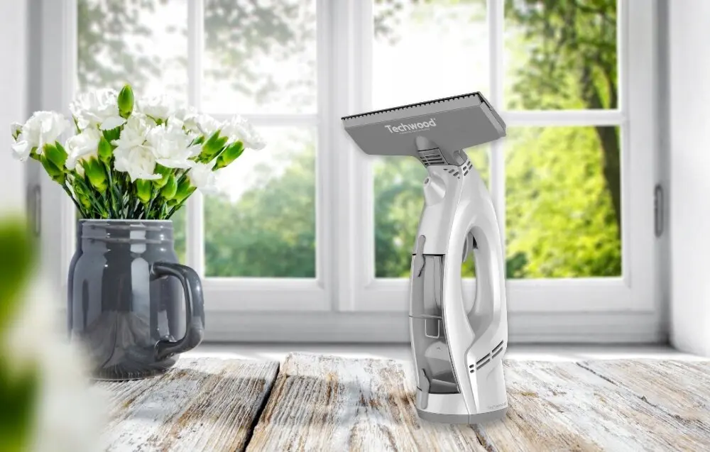 Nettoyeur de Vitres Techwood Double Réservoir 3 en 1, Autonomie 30min & Batterie Rechargeable – TNVI-211