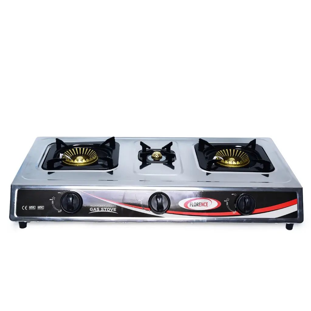 Réchaud À Gaz 3 Feux Florence Gris Model 2