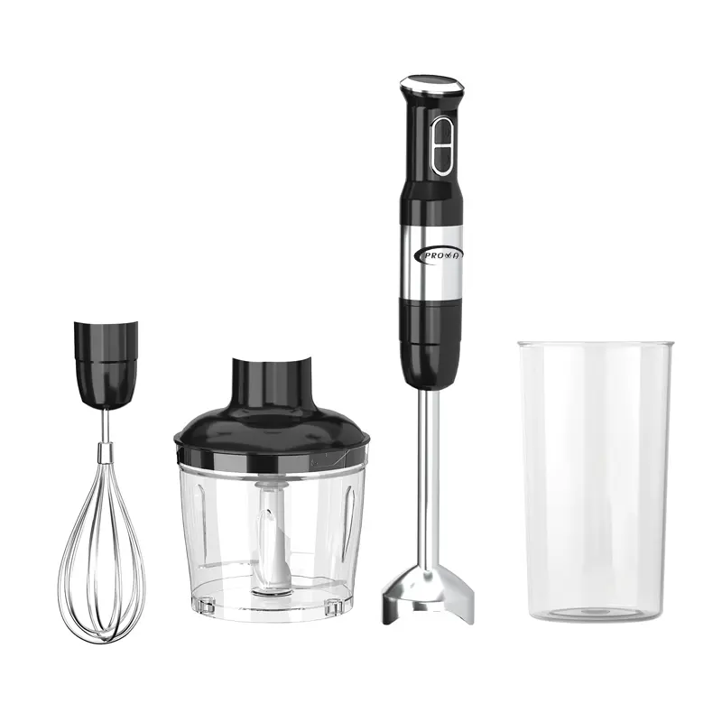 [PE-055] Mixeur Plongeant 4en1 Prova Noir inox 400W