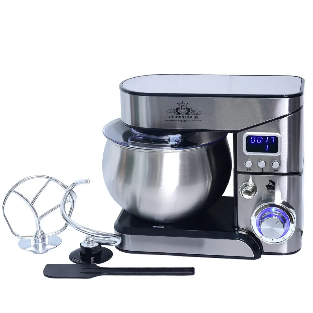 [SAI0125] Robot Pétrin Avec Afficheur Golden House 5L 1300W