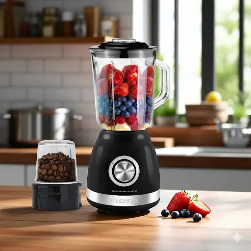 [LBL-1526-2] Blender Avec Grinder Lexical 1,5L Noir 500W