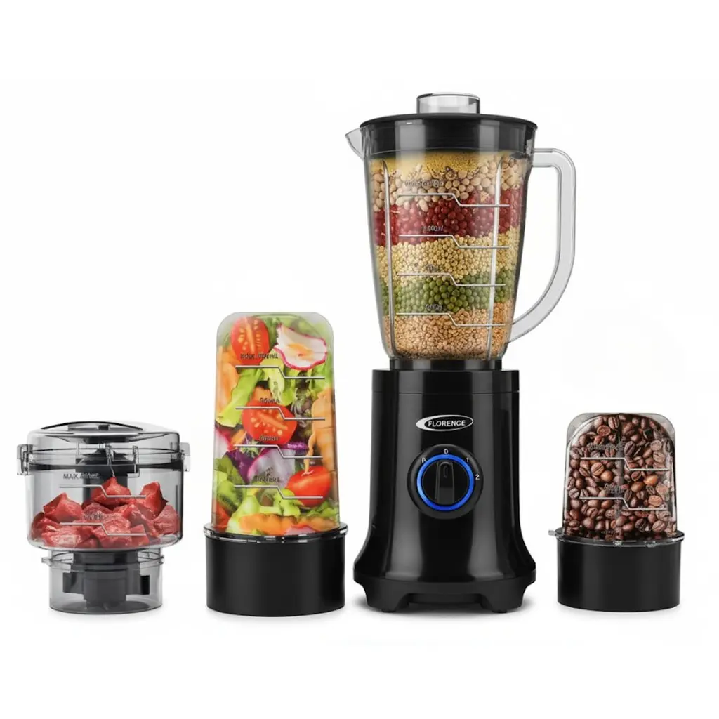 [HK380N] Blender 5 en 1 Florence 1500W Noir