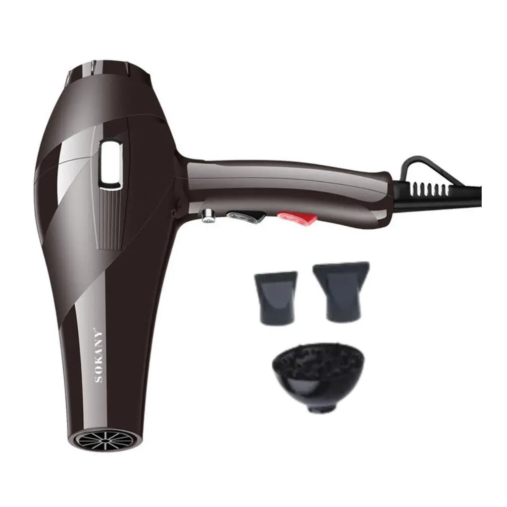 [SK-14008N] Séche Cheveux Professionel Sokany 2000W Marron