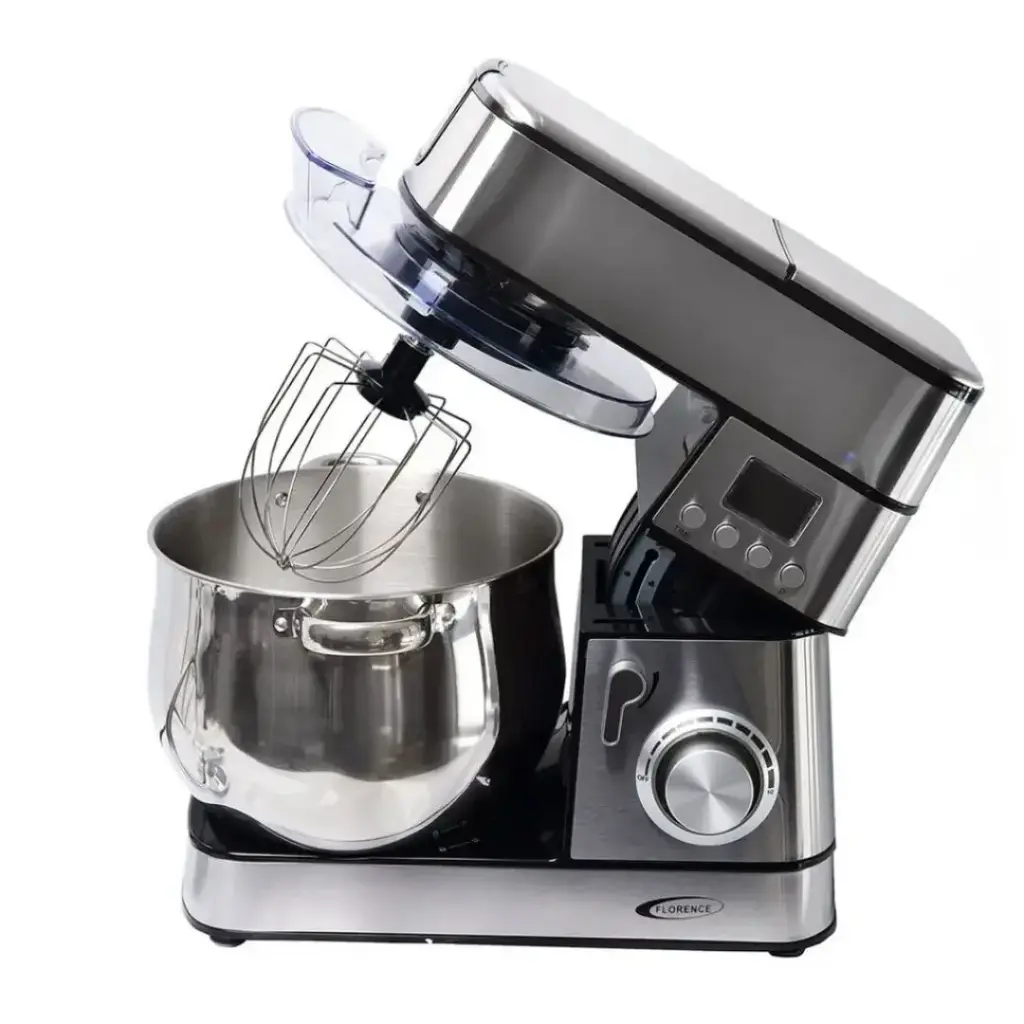 Robot Petrin Florence Avec Afficheur 12L 2200W 10 Vitesses Silver