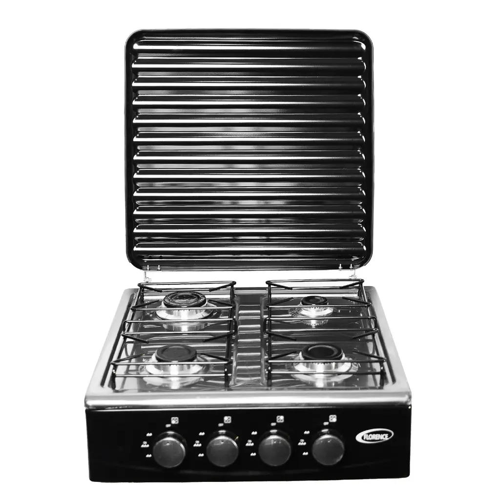 Réchaud À Gaz 4 Feux Florence Noir