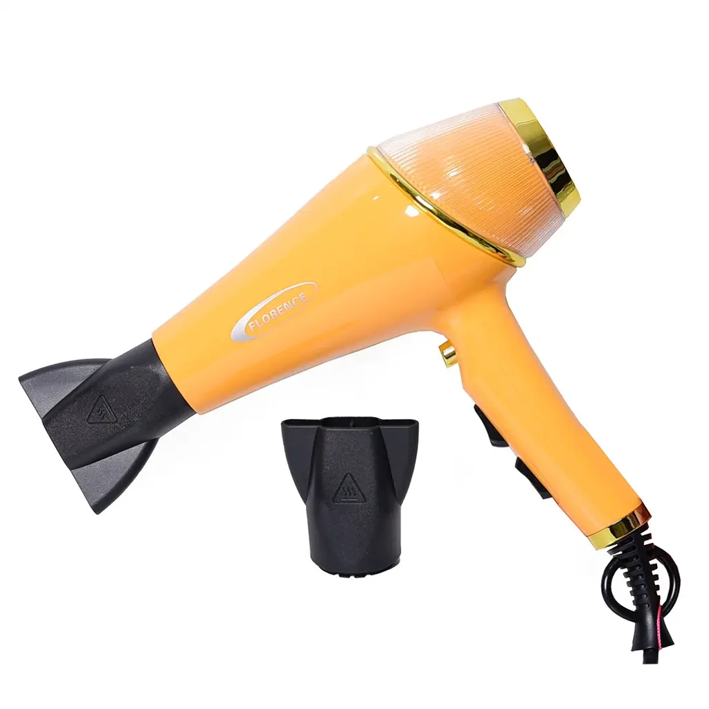 [HK460J] Séche Cheveux Florence Power Max 2200W Jaune