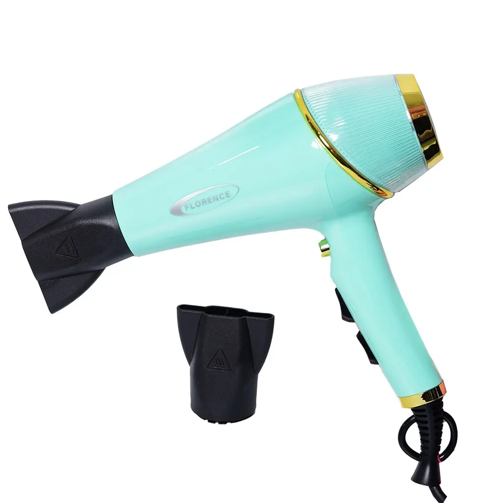 [HK460VD] Séche Cheveux Florence Power Max 2200W Vert D'eau