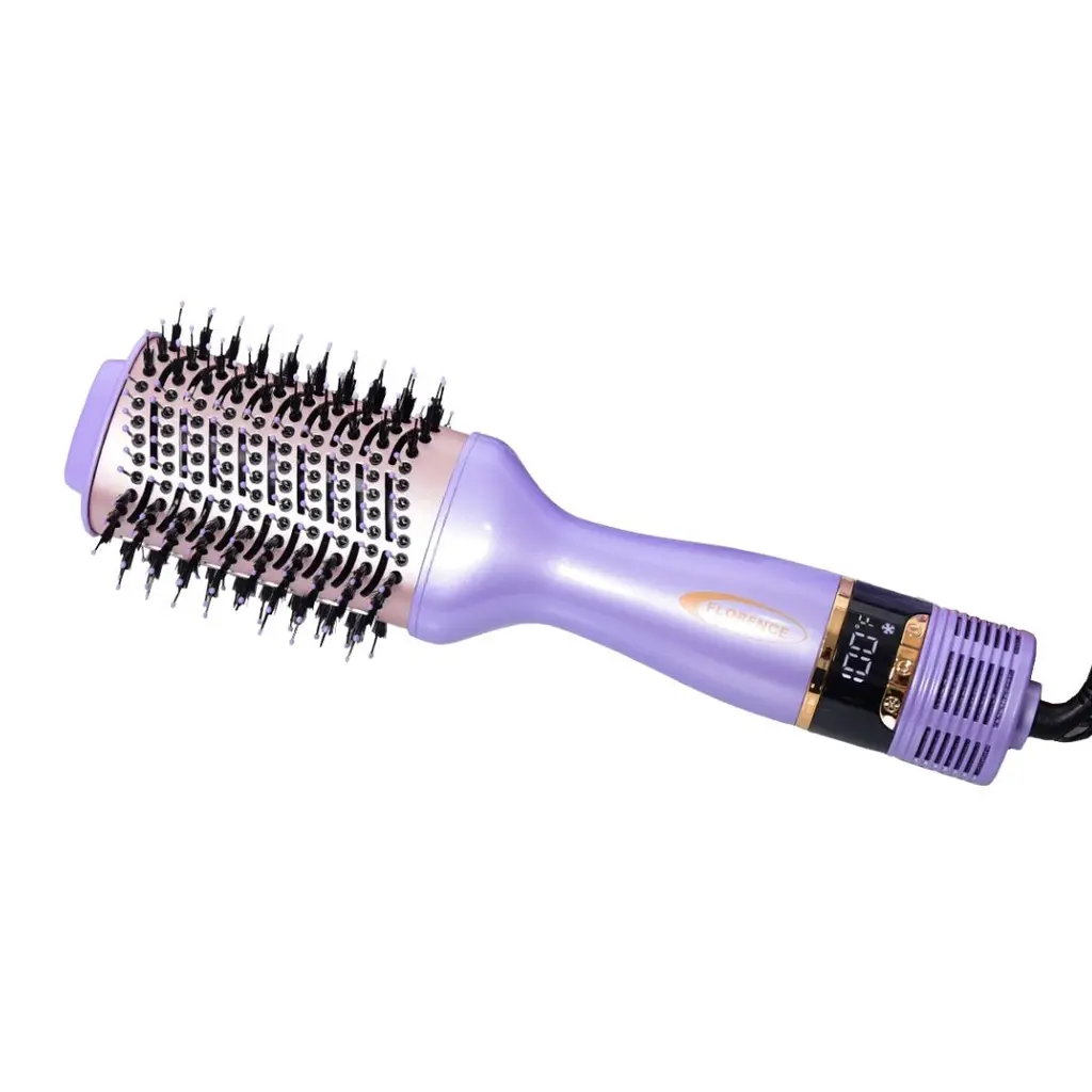 [HK449V] Brosse Coiffante Avec Afficheur Température 1000W Violet