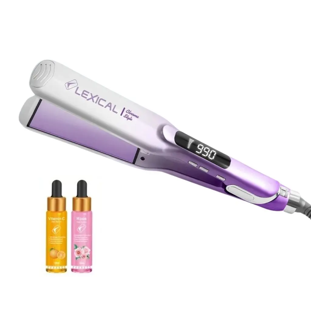 [LHS-5384VL] Plaque Cheveux Lexical avec Sérum Gratuit 65W - 990 °C - Vioet