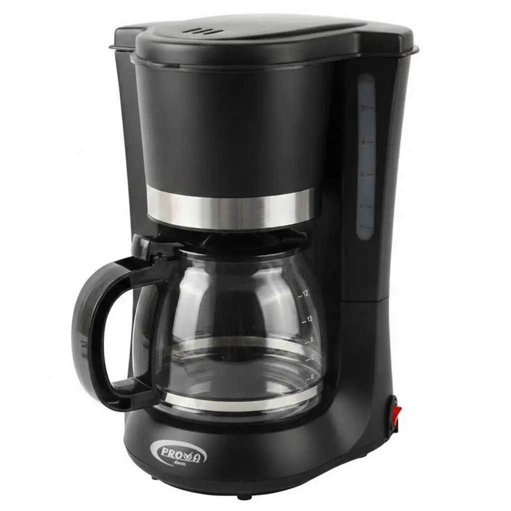 [PE-1200] Cafetière Electrique Prova 1.2 L Noir - 900W 