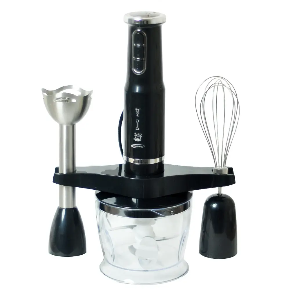 [HK335N] Mixeur Plongeant 4en1 Florence 600W Noir