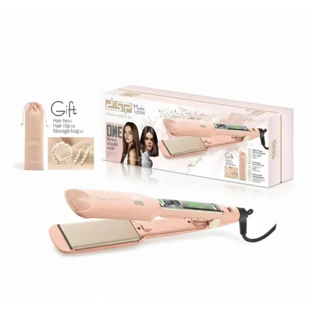 [10224U] Plaque Cheveux DSP Avec Afficheur 999°F 45mm 75W