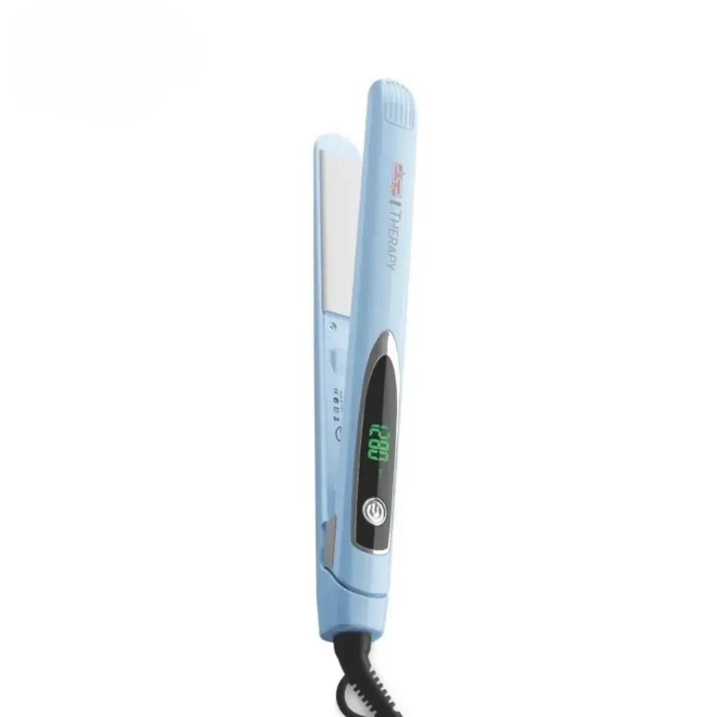 [10733] Plaque Cheveux Avec Afficheur DSP 1280°F 60W 25mm Bleu Ciel