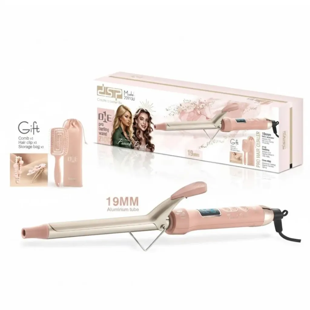 [20910U] Fer à Boucler  Avec Afficheur DSP 19mm 45W 990L