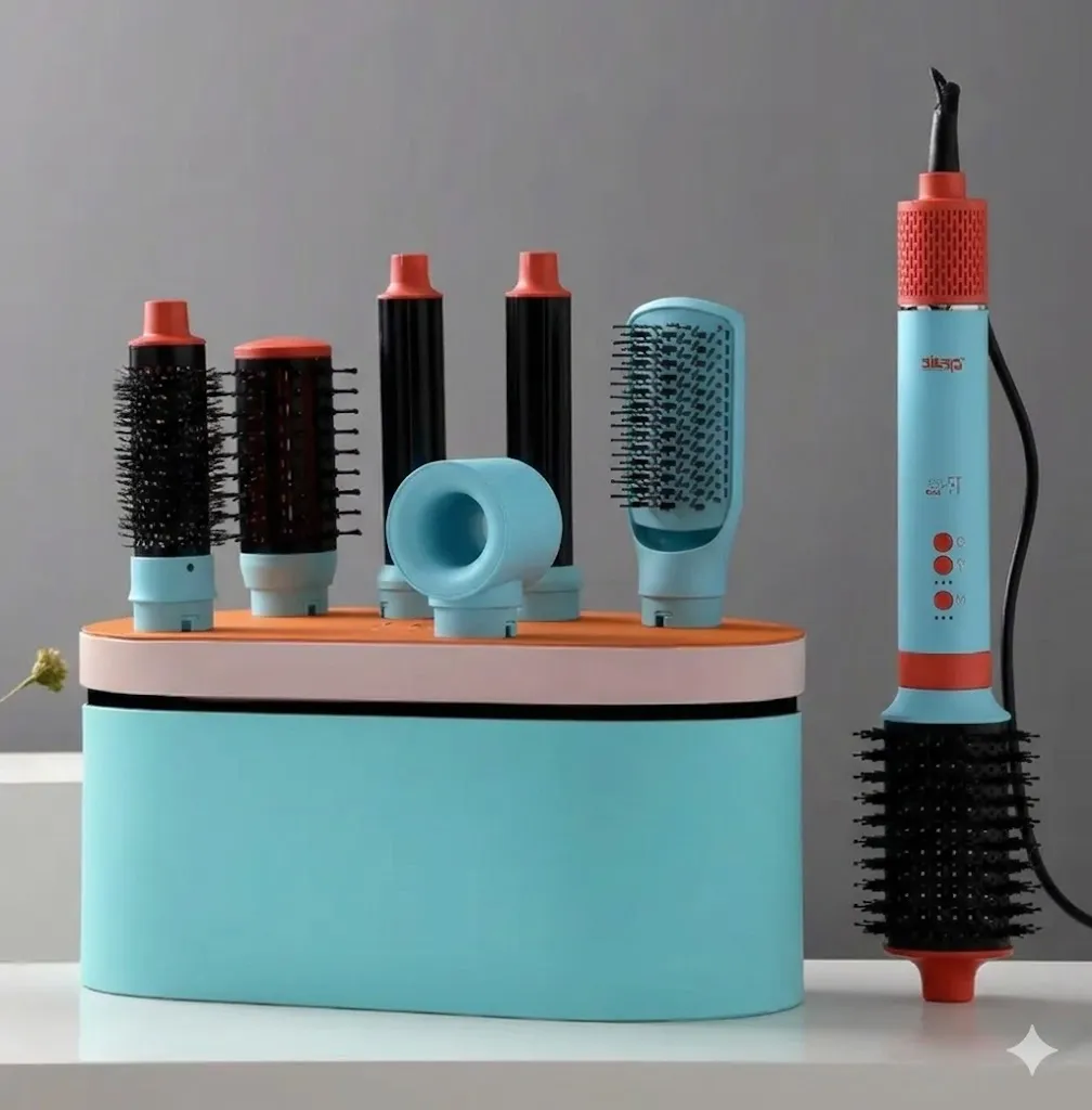 Coffret Cheveux DSP 8en1 1500W 110000RPM Vert D'eau