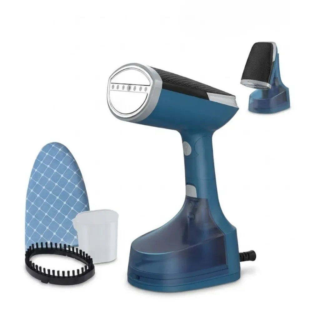 [PE-7050B] Déffroisseur Vapeur Pliable Prova 300ml 1500W Bleu