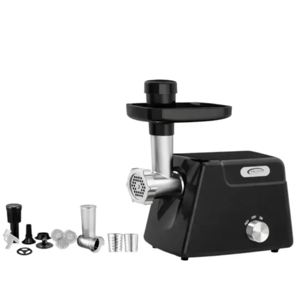 Hachoir à Viande et Rape multifonction 10 en 1 Prova 800W Noir