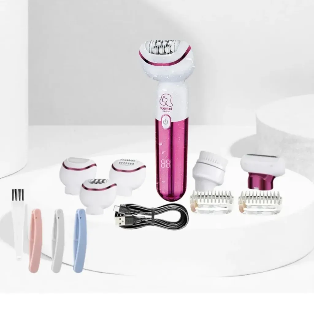 [WHM52-1] Épilateur Électrique Multifonction 5-en-1 – Kemei