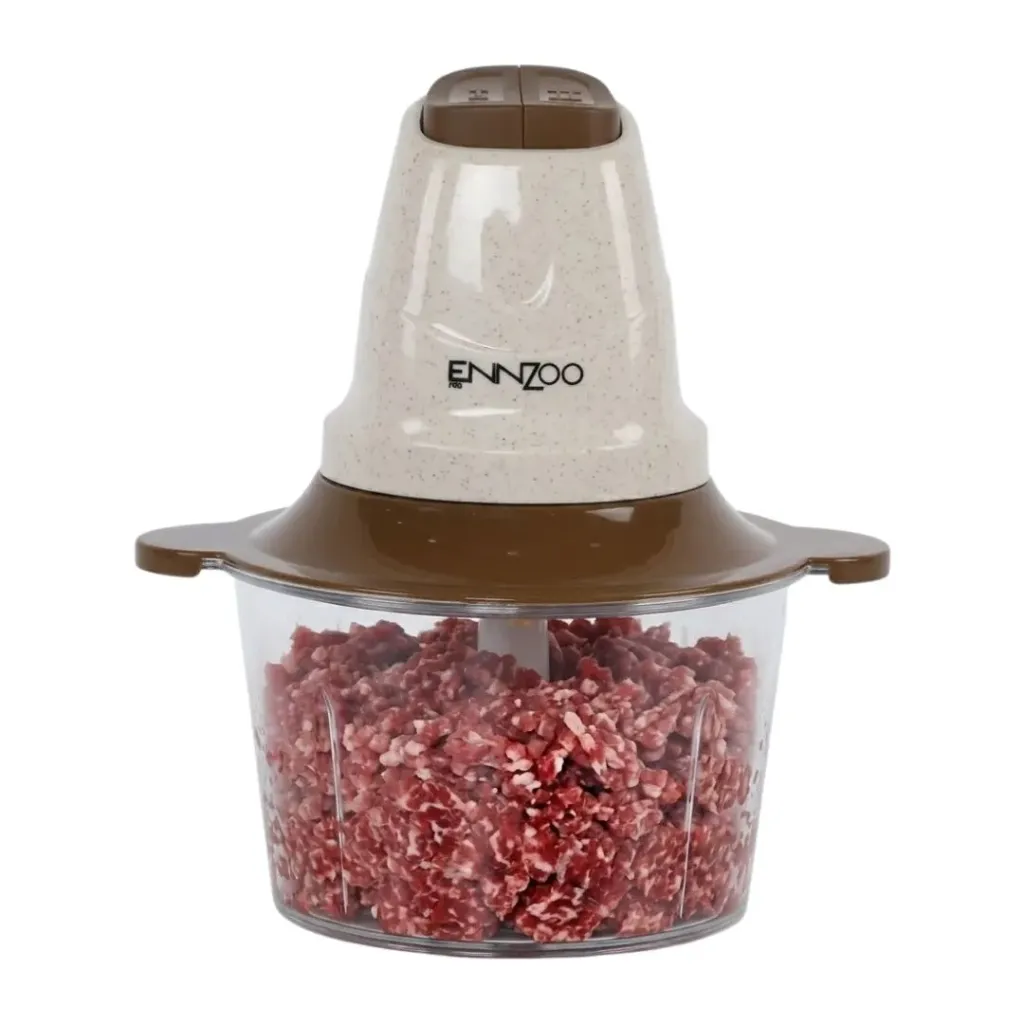 [ET-868B] Hachoir Électrique 200 W 2 L  - ENZO -Beige