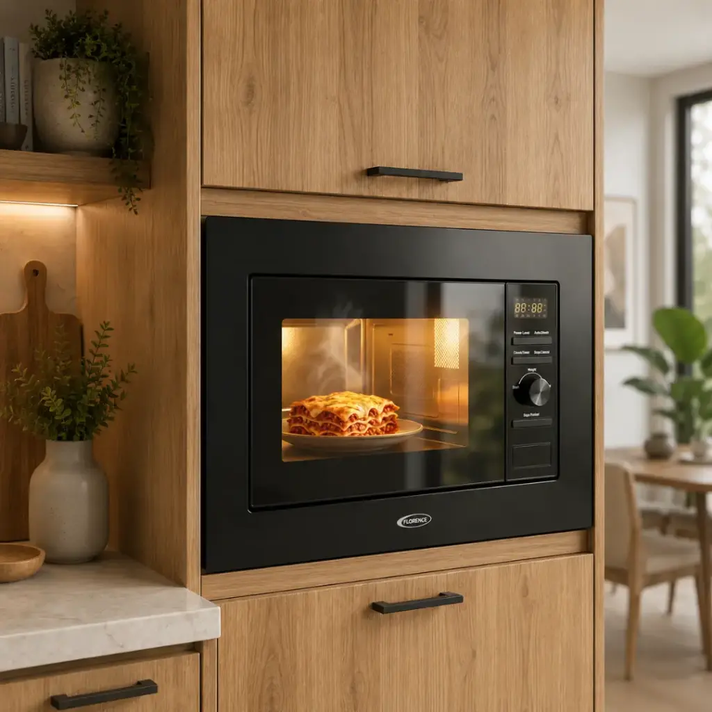 Micro-Ondes Encastrable Avec Afficheur Florence 800W 20L- Noir
