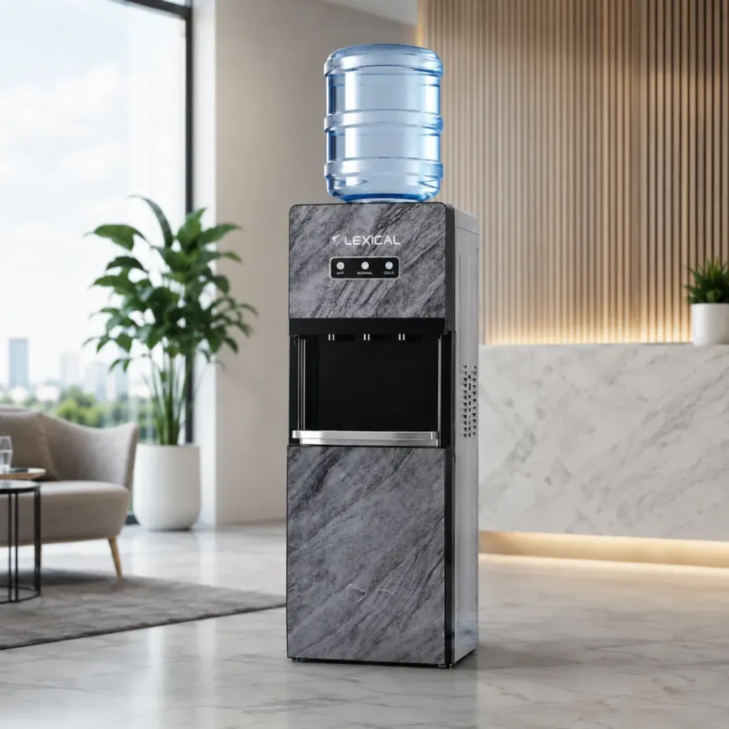 Distributeur d'Eau Lexical Avec Réfrigérateur  - 670W - Marbre Bleu