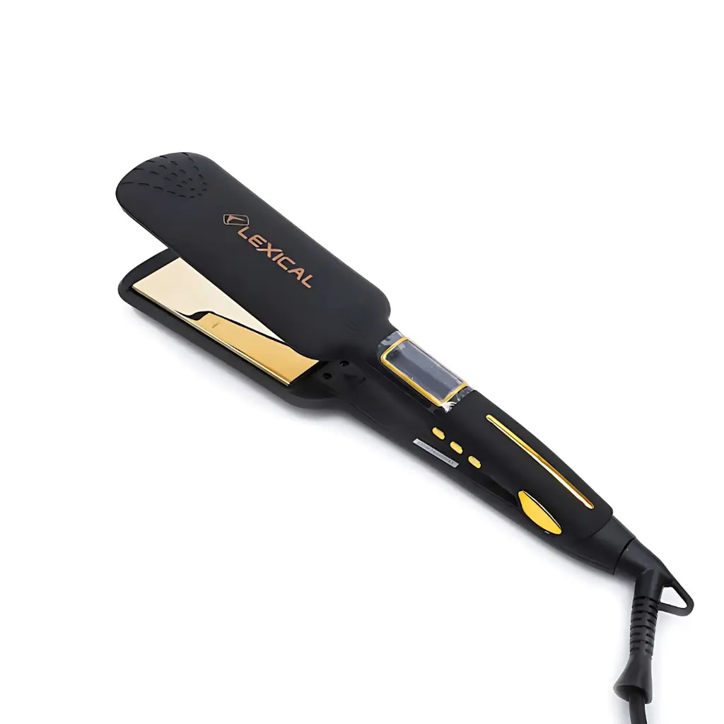 Plaque Cheveux avec Sérum Gratuit Lexical 65W Noir